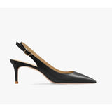 Women's Elegant Luxury Slingback Pumps - Beige - 1 / 10cm Stiletto - 43 B - PU Leather - image 15