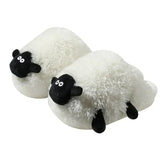 Unisex Cute Sheep Slippers - White - Sheep Slippers - 36-37 - Plush - image 16