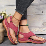 Women's Summer Slip On Sandals - Black - Slip On Sandals - 43 B - PU Leather - image 46