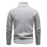 Men's Casual Stand Collar Zip Pullovers - Light Grey - 1 / 8805 / Pullover - XXXL - Polyester - image 21