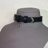 Cosplay Sylus Style Choker Necklace - Black - Choker Necklace - Medium - PU Leather - image 3