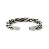 Men's Women's Braided Twist Bracelet - Silver - AL6122 - Adjustable - Alloy/Silver Plated - image 10