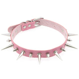 Women's Spike Collar Gothic Necklace - Black - Spike Collar Necklace - PU Leather - image 23