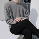 Men's Thin Lightweight Mock Turtleneck - Black - Lightweight Sweater - 4XL - Polyester - image 16