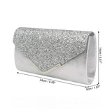 Handbags Women's Evening Clutch Purse - Gold - Clutch Purse - Small - Satin - image 21