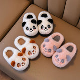 Women's Cute Cartoon Panda Slippers - Black - Slippers - 36-37 - Plush - image 25