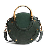 Handbags Women's Round Crossbody Bag - Brown - Crossbody Bag - Small - PU Leather - image 14