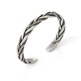 Men's Women's Braided Twist Bracelet - Silver - AL6122 - Adjustable - Alloy/Silver Plated - image 11