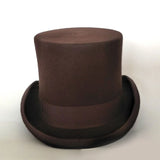 Men's Handcrafted Luxury Formal Top Hats - Gray - Hat 15cm - S(55cm) - Wool - image 10