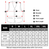 Men's 4 Pcs Luxury Gold Silk Tie Vest Set - Gold - 4pc Tie Set - M-0161 - 3XL - Silk - image 17