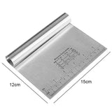 Stainless Steel Dough Cutter - Silver - Large Cake Tool 22cm - Medium - Stainless Steel - image 18
