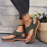 Women's Summer Slip On Sandals - Black - Slip On Sandals - 43 B - PU Leather - image 28
