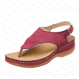 Women's Summer Slip On Sandals - Black - Slip On Sandals - 43 B - PU Leather - image 47