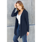 Women's Lightweight Open Front Cardigan - Sky Blue - Cardigan - 3XL - Rayon - image 9