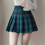 Women's Harajuku Preppy Plaid Mini Skirts - Grey - 8710-ZQ - Plaid Mini Skirt - XXXL - Polyester - image 23