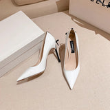 Women's Luxury Butterfly Bow High Stiletto - Pink 1 - 8cm Heel / Nude - 40 B - Genuine Leather - image 45