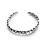 Men's Women's Nordic Twist Bracelet - Silver - AL20552 - Adjustable - Alloy/Silver Plated - image 16