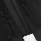 Men's Women's Stud Gothic Punk Half Skirt - Black - Unisex Half Skirt - 5XL - Polyester Jacquard - image 1