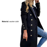 Women's Military Style Buttoned Overcoat - Yellow - Women's Jacket - XXXL - Polyester - image 16