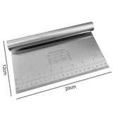 Stainless Steel Dough Cutter - Silver - Large Cake Tool 22cm - Medium - Stainless Steel - image 19