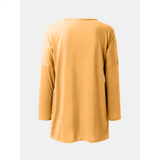 Women's Round Neck Stretch T-Shirt - Army Green - Shirt - 3XL - Polyester - image 10