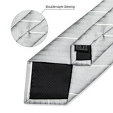 Funki Buys | Neckties | Men's 3 Pcs Silver Grey Formal Tie Set