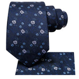 Funki Buys | Neckties | Men's 2 Pcs Floral Silk Tie Set