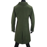 Women's Slim Fit Double Breast Overcoat - Khaki - Women's Jacket - XXXL - Polyester - image 26