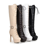 Funki Buys | Boots | Women's Knee-High Chic High Stiletto Boot