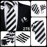 Men's 3 Pcs Elegant Formal Silk Tie Sets - Blue/Gray - SN3242 - One Size - Silk - image 31