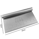 Stainless Steel Dough Cutter - Silver - Large Cake Tool 22cm - Medium - Stainless Steel - image 20