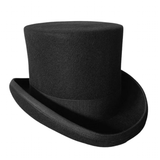 Men's Handcrafted Luxury Formal Top Hats - Gray - Hat 15cm - S(55cm) - Wool - image 3