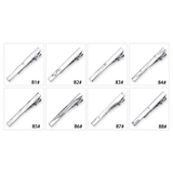 Men's 8 Pcs Metal Tie Clip Gift Sets - Small - Iron Alloy - image 23