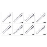 Men's 8 Pcs Metal Tie Clip Gift Sets - Small - Iron Alloy - image 15