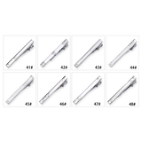 Men's 8 Pcs Metal Tie Clip Gift Sets - Small - Iron Alloy - image 20