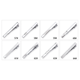 Men's 8 Pcs Metal Tie Clip Gift Sets - Small - Iron Alloy - image 13