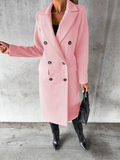 Funki Buys | Jackets | Women's Double Breasted Long Overcoat