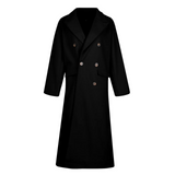 Funki Buys | Jackets | Women's Double Breasted Long Overcoat