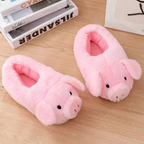 Women's Pink Pig Winter Soft Slippers - Pink - Pig Slippers - 9 B - Plush - image 10
