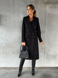 Funki Buys | Jackets | Women's Double Breasted Long Overcoat