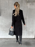 Funki Buys | Jackets | Women's Double Breasted Long Overcoat