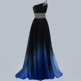 Women's Long Chiffon Evening Dress - Black/Multi - Dress - 26W - Polyester/Chiffon - image 3
