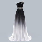 Women's Long Chiffon Evening Dress - Black/Multi - Dress - 26W - Polyester/Chiffon - image 9