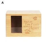 Funki Buys | Cremation Urns | Pet Urns Bamboo Photo Urn - Beige - A / Pet Cremation Urn / Bamboo / 6.3 x 4.3 x 4.3" - image 7