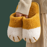 Women's Cute Cat Paw Slippers - Pink - Paw Slippers - 44-45 - Plush - image 2