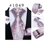 Men's 3 Pcs Luxury Formal Tie Sets - MJ-7189 - One Size - Silk/Polyester - image 44