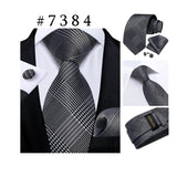Men's 3 Pcs Paisley Wedding Tie Sets - MJ-7710 - One Size - Silk/Polyester - image 28