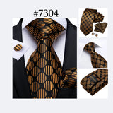 Men's 3 Pcs Paisley Wedding Tie Sets - MJ-7710 - One Size - Silk/Polyester - image 47