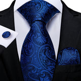 Men's 3 Pcs Luxury Formal Tie Sets - MJ-1435 - One Size - Silk/Polyester - image 34