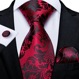 Men's 3 Pcs Luxury Formal Tie Sets - MJ-0757 - One Size - Silk/Polyester - image 19